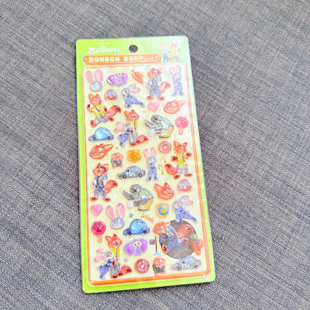 ボンボンドロップシール　まとめ売り　正規品　6点セット　ズートピア2 スヌーピー