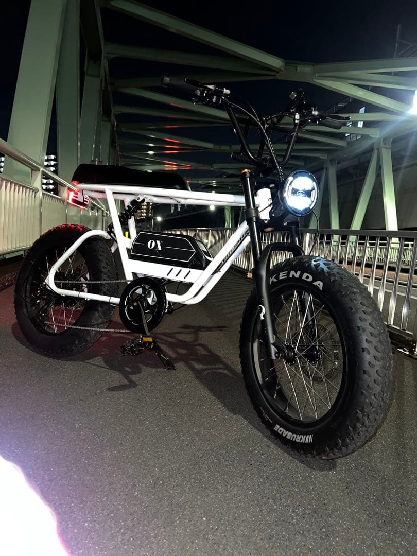 OX BIKE 電動アシスト自転車 ホワイト