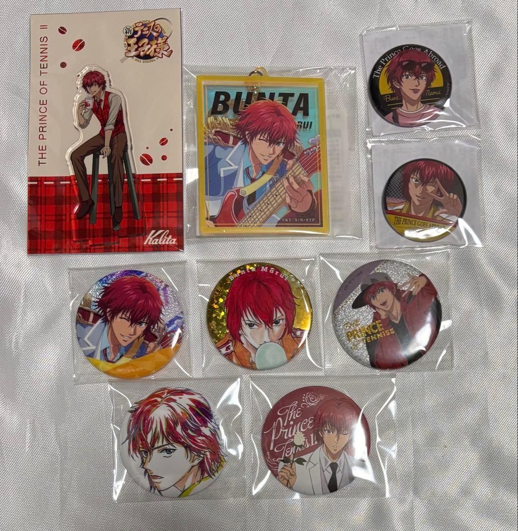 新テニスの王子様　テニプリ　丸井ブン太　缶バッジ　アクスタ