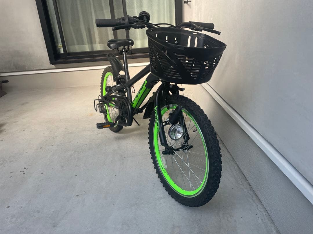 【美品】X-Fusion MT20 キッズ自転車 20インチ ブラック/グリーン