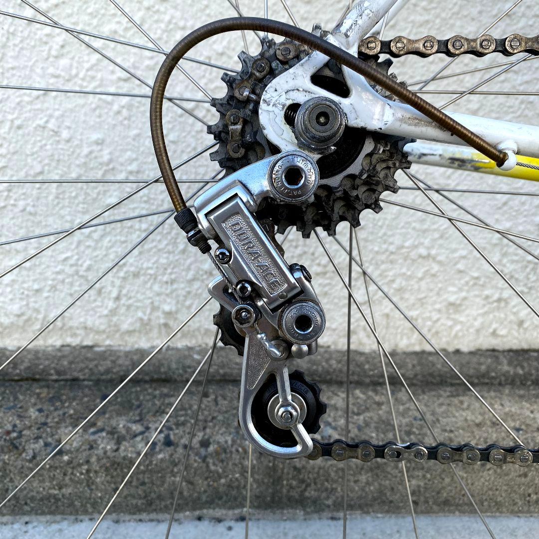 460　クロモリロードバイク　デュラエース　サンツアー　カンパニョーロ　6×2速