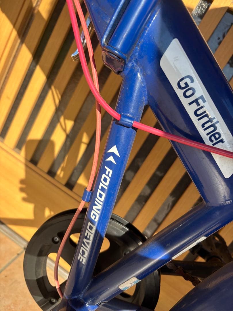 【訳あり】Ford フォード 折りたたみ自転車 26インチ ブルー 街乗り