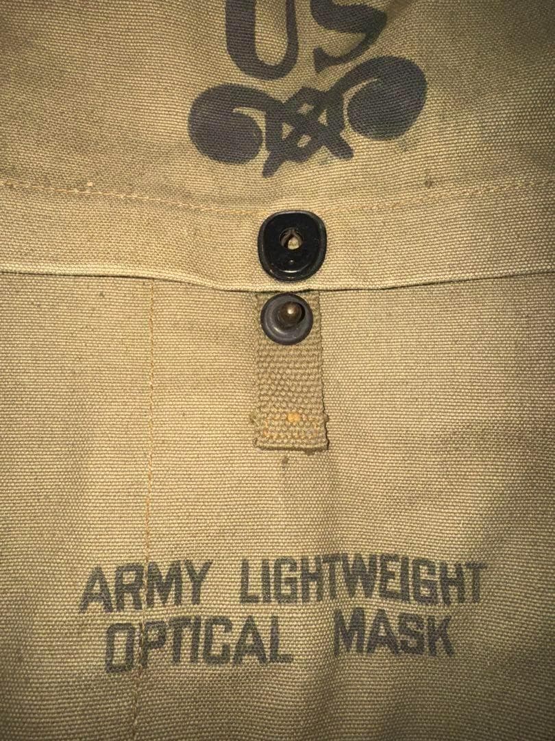 米軍 実物 ライトウエイト オプティカルガスマスクバッグ