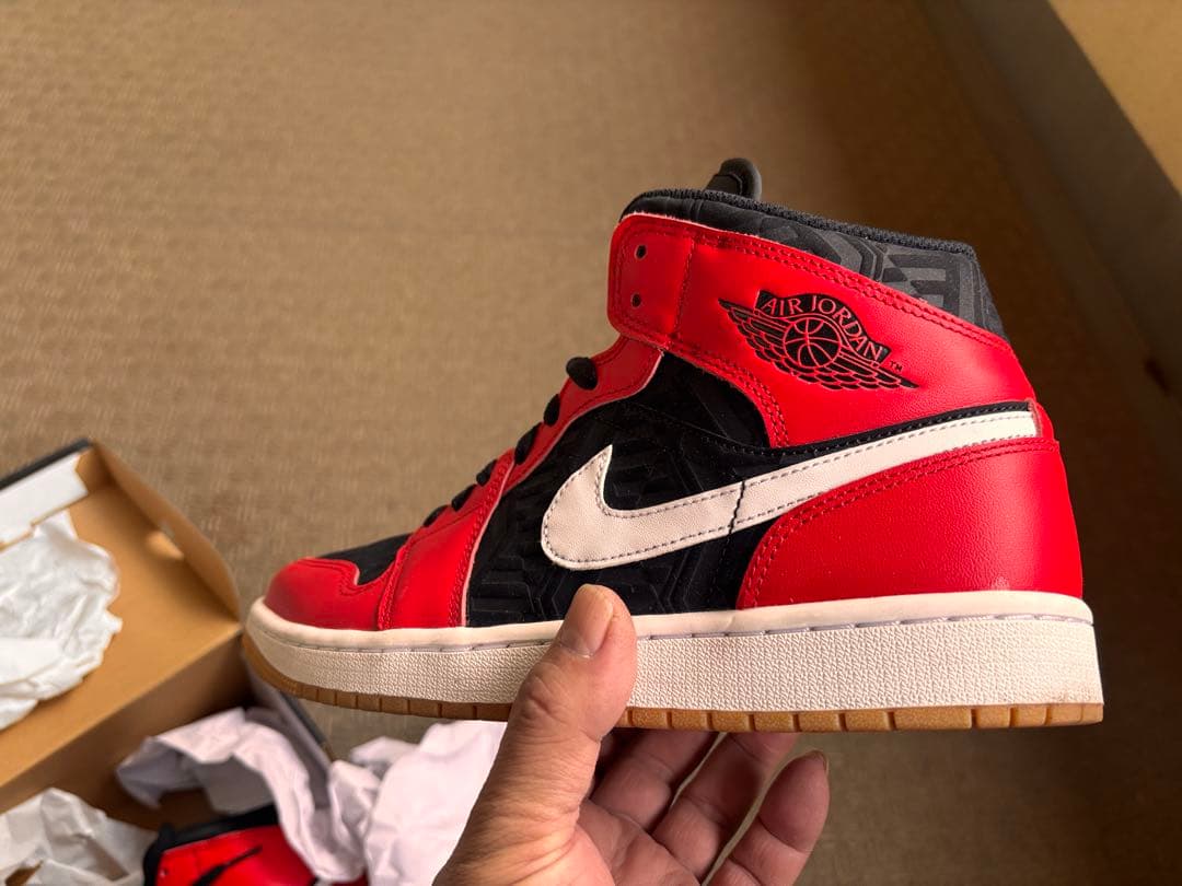極美品★エアジョーダン1★MID 黒赤27.5cm/9.5