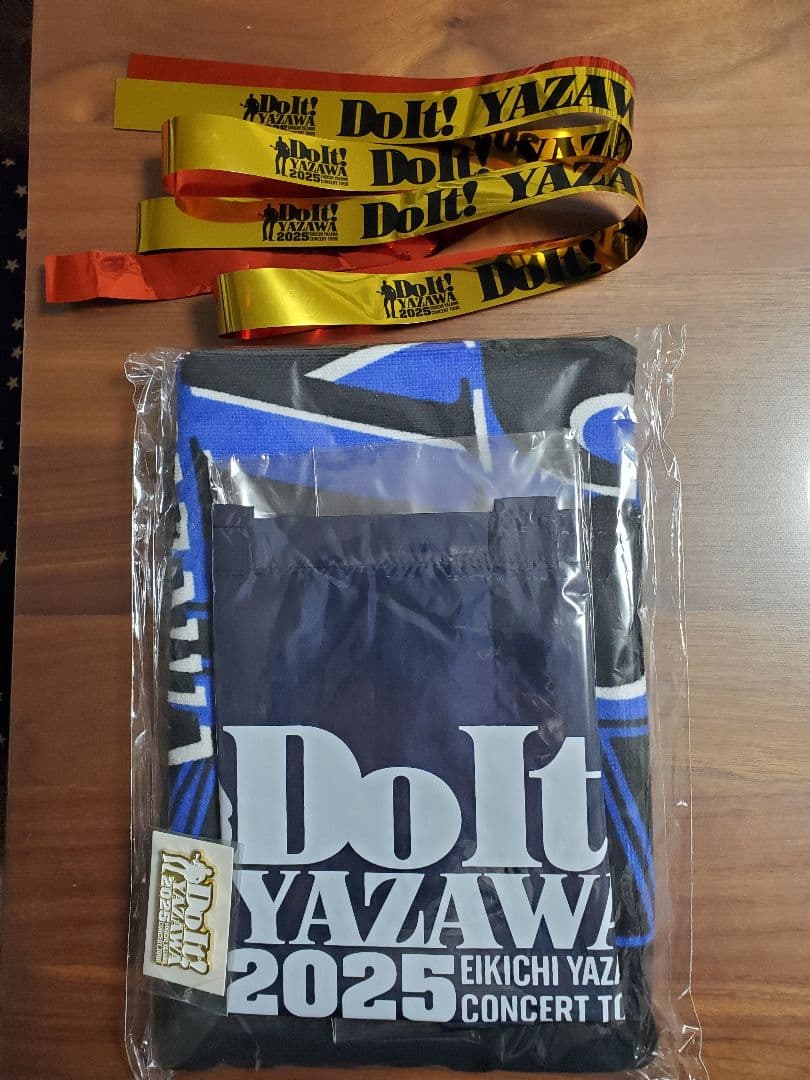 矢沢永吉2025コンサートSS席特典＋トラバステープ2本（折り目、キズあり）