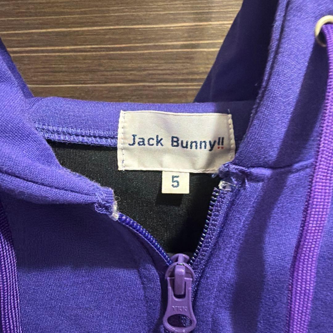 Jack Bunny!! 紫 フルジップフーディ サイズ5
