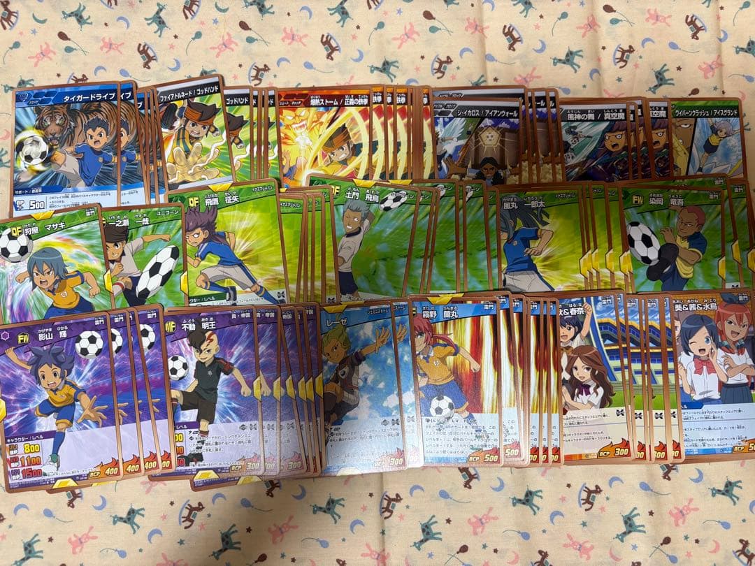 イナズマイレブン　トレーディングカードゲーム等　大量