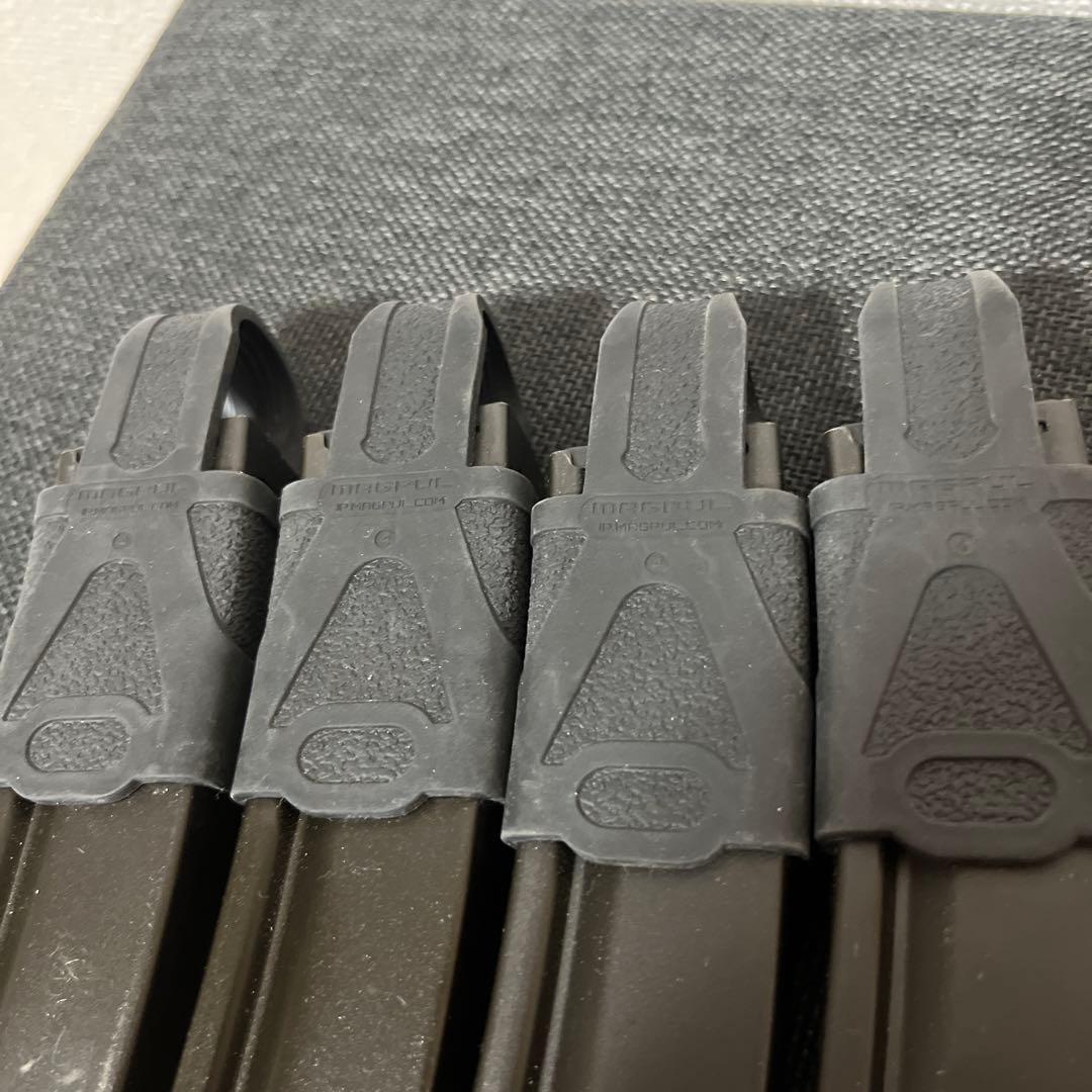 東京マルイ次世代MP5 ノーマルマガジン4個 実物 MAGPUL バンパー付き