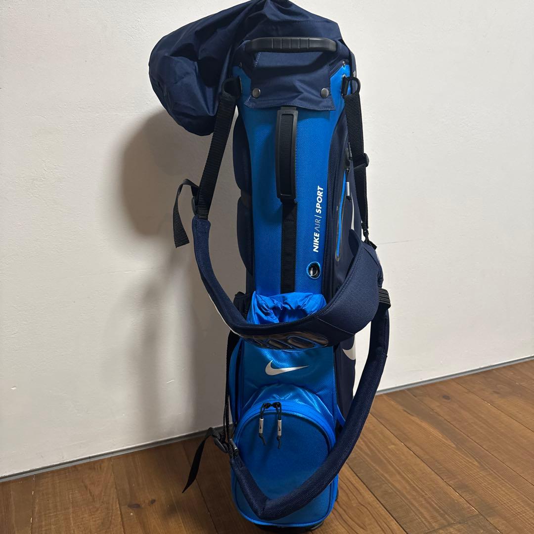 ナイキ　スタンド式　キャディバッグ　ブルー