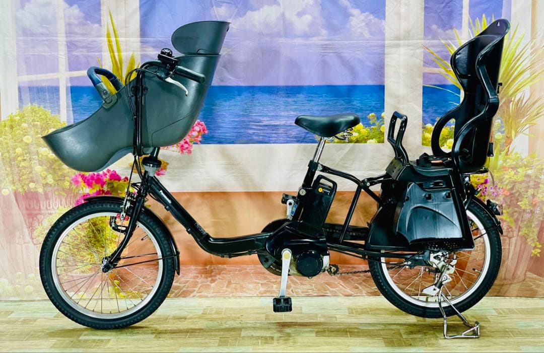 大人気ギュットCOMBIシート⭐️12AHパナソニック子供乗せ電動自転車Y2654