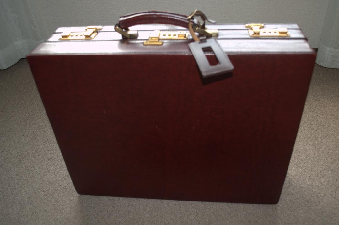 ◆本革アンティークトランクケース★ダークブラウン ★新品★◆