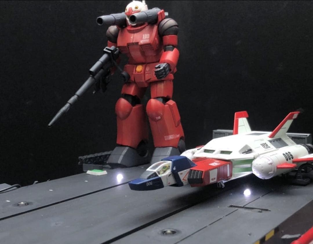 バンダイ　コアブースター　カスタム　カタパルト ジオラマ　受注製作