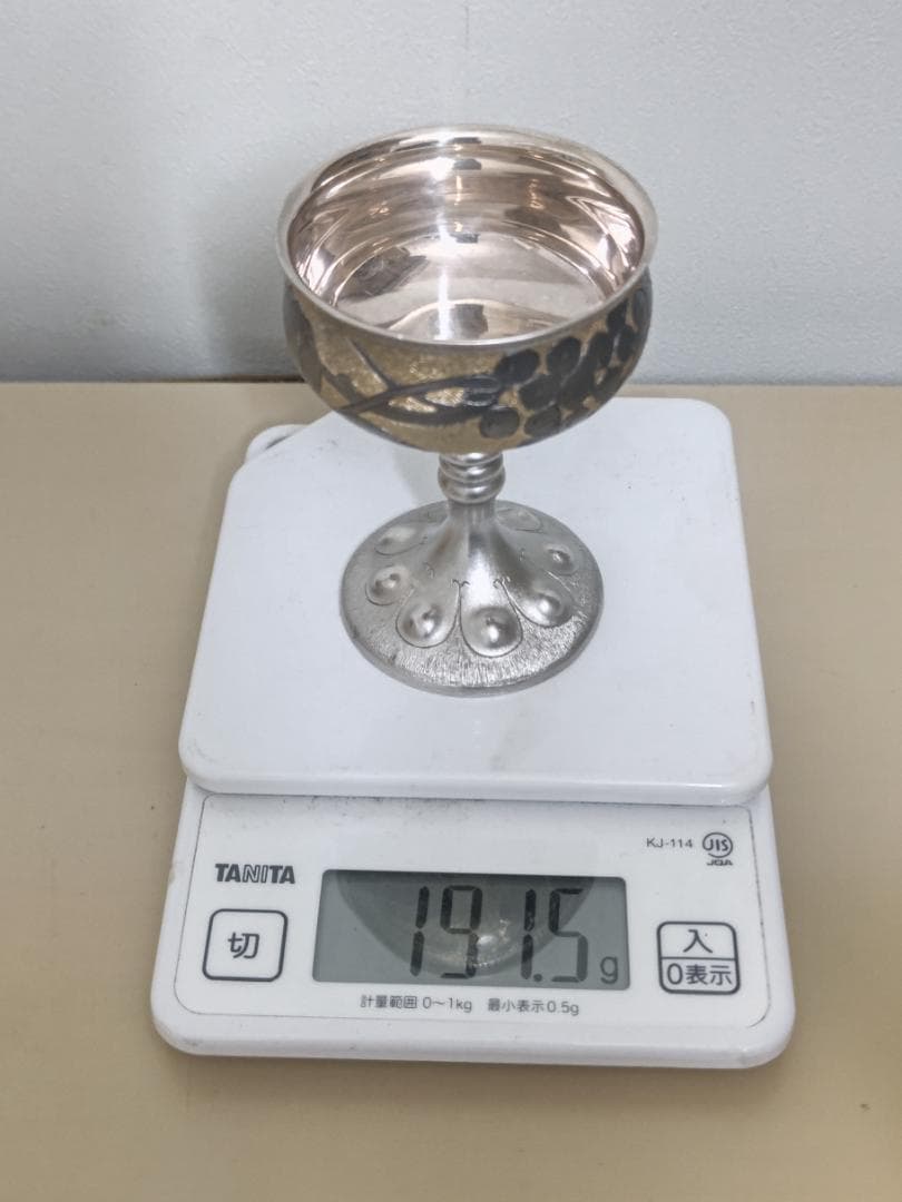 純銀 シルバー SILVER 191g 銀製 帖佐美行 佛飯器 仏具 仏飯器