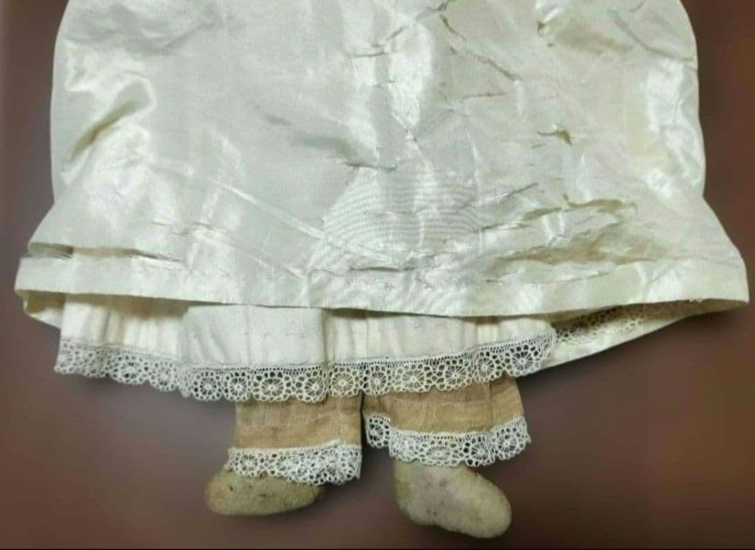 日曜迄★襤褸×アンティーク×40cm　チャイナヘッドドール　コレクター向け