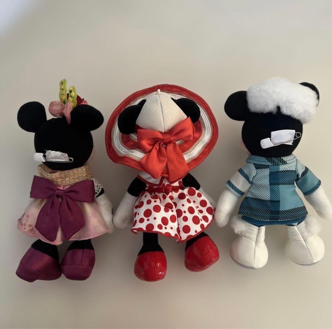 ミニーのスタイルスタジオ ぬいぐるみバッジ　春夏冬