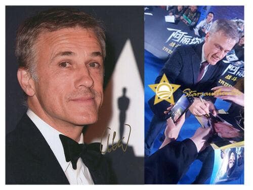 直筆サイン入り写真 クリストフ・ヴァルツ アリータ/フレームなし/SA鑑定済