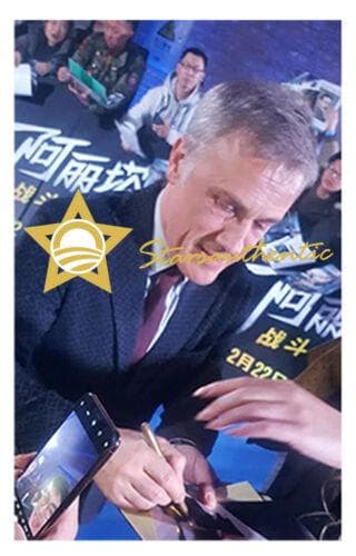 直筆サイン入り写真 クリストフ・ヴァルツ アリータ/フレームなし/SA鑑定済