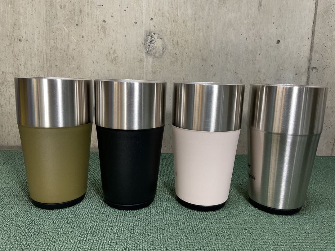 美品 サーモタンブラー 470 4色セット スノーピーク  peak