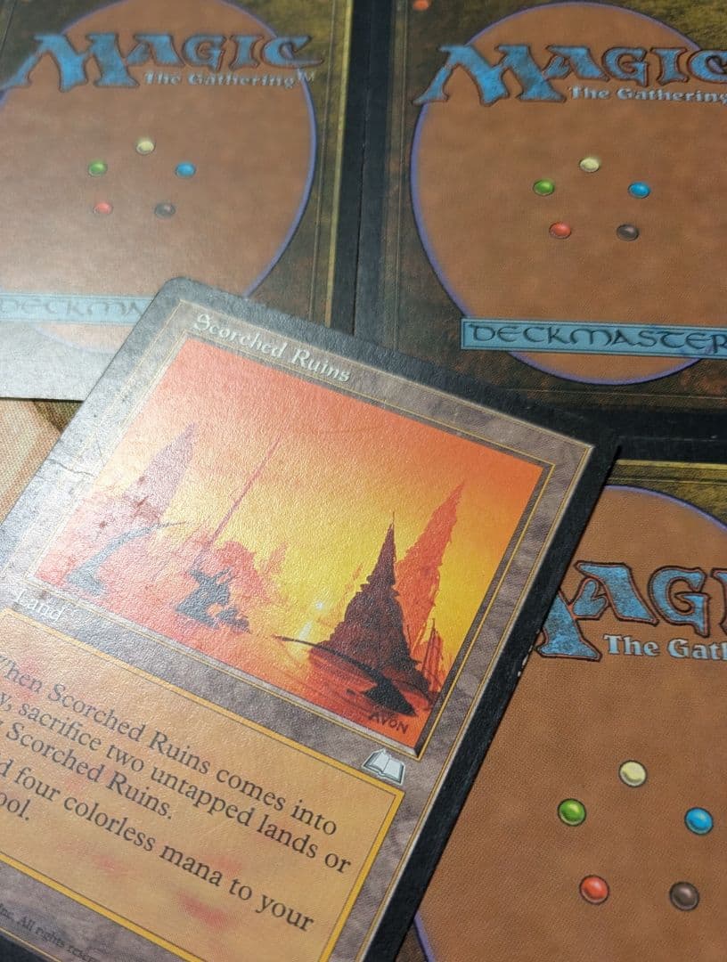 MTG 焦土 水蓮の谷間 日本語版＋英語版 4枚セット