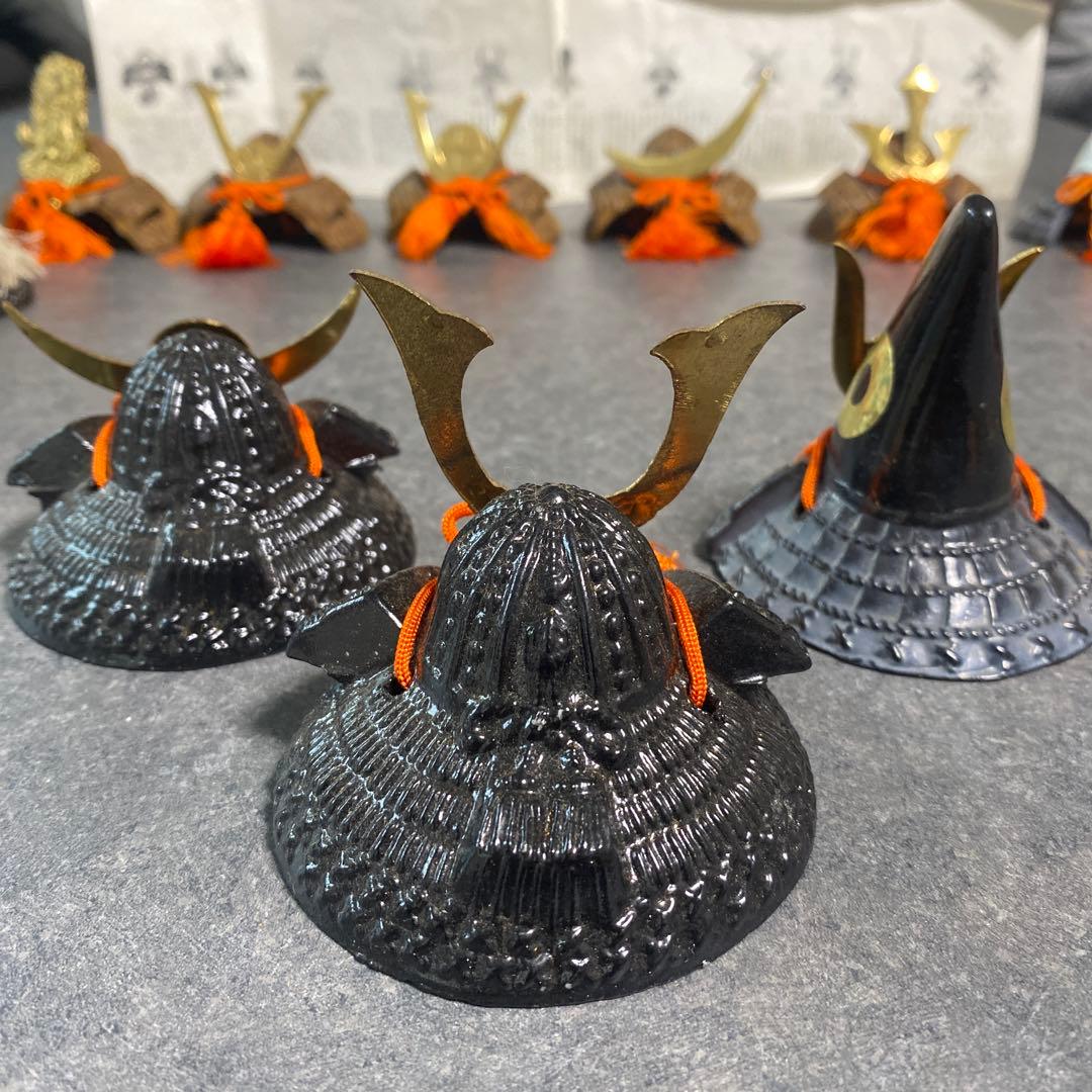 豆兜15点セット　戦国武将　兜