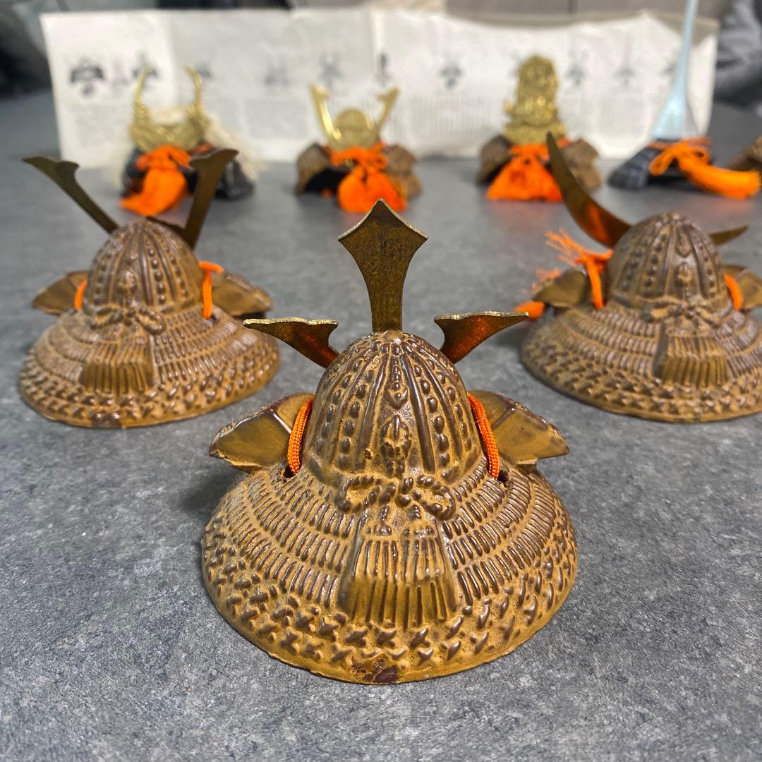 豆兜15点セット　戦国武将　兜