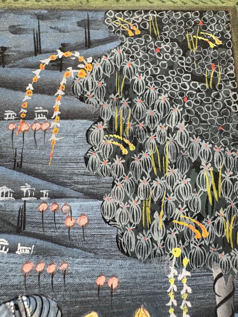 インドミニアチュール　手書き　細密画