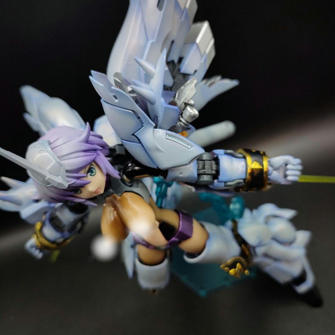 ミキシング塗装完成品　高機動強襲　白銀塗装　美プラ