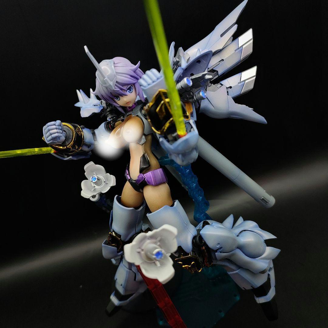 ミキシング塗装完成品　高機動強襲　白銀塗装　美プラ