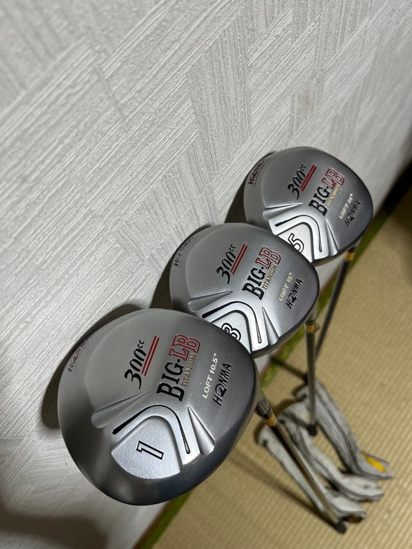 稀少品！美品！ホンマHONMA BIG-LB 300CC　ウッド3本★★2星　S
