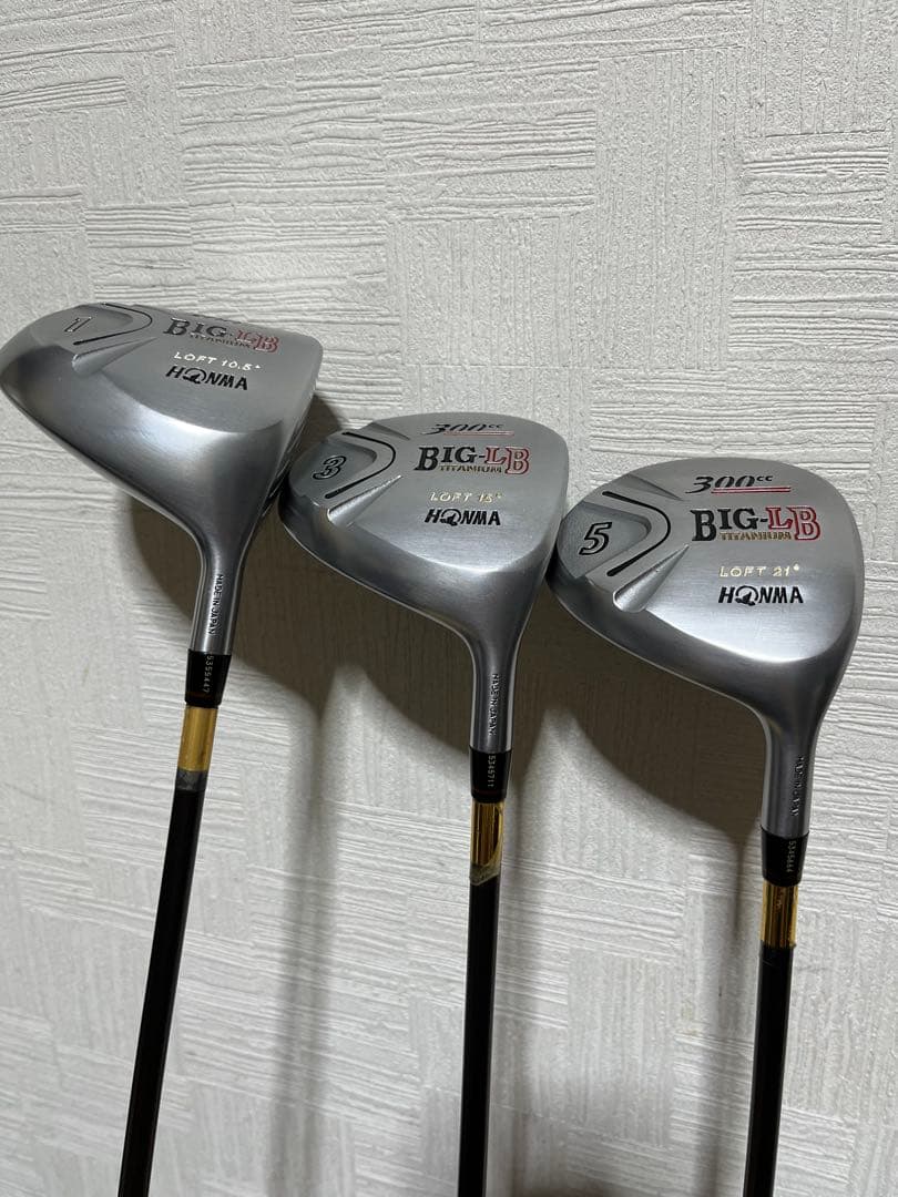 稀少品！美品！ホンマHONMA BIG-LB 300CC　ウッド3本★★2星　S