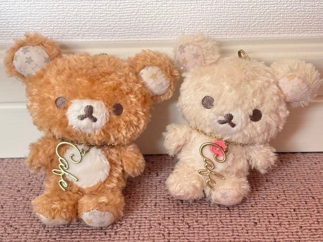 ♡激レア♡ リラックマカフェ ジェラピケ ぬいぐるみキーホルダー