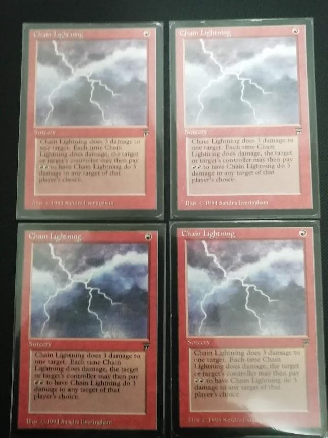 稲妻の連鎖　レジェンド　LEG　英語　4枚セット　NM~SP