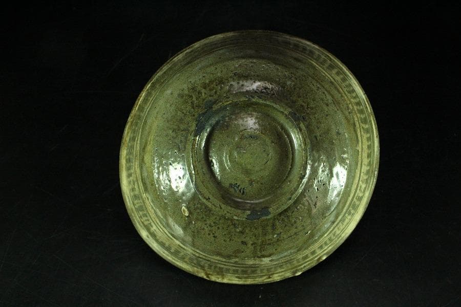 茶道具 真清水蔵六作 古三嶋写 茶碗 桂又三郎 書付(K-YC558)