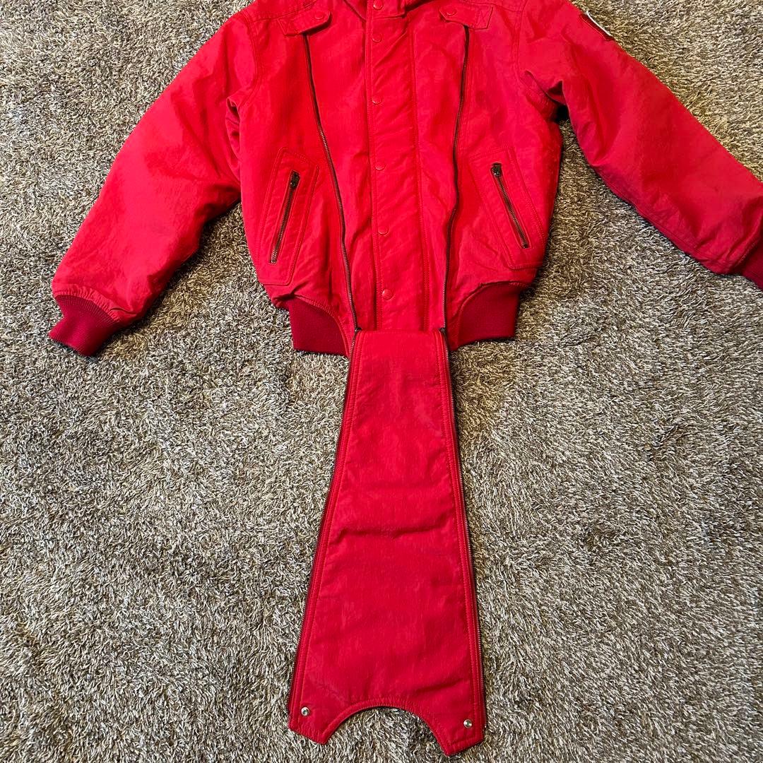 クシタニ ボンバー ジャケット 中綿 ブルゾン リバーシブル ライダー ワッペン