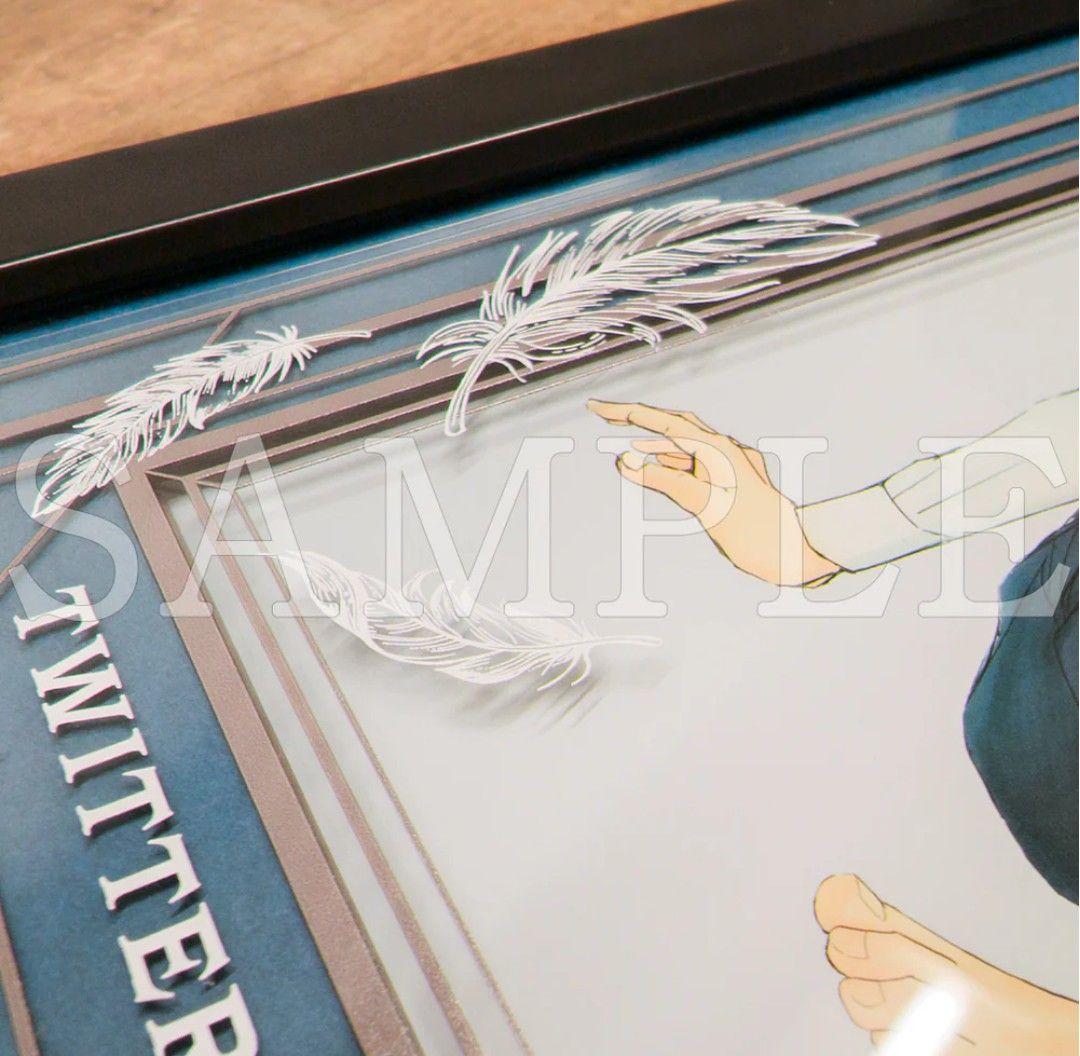 囀る鳥は羽ばたかない キャラファイングラフ オーバーレイ 高精細額装 ヨネダコウ