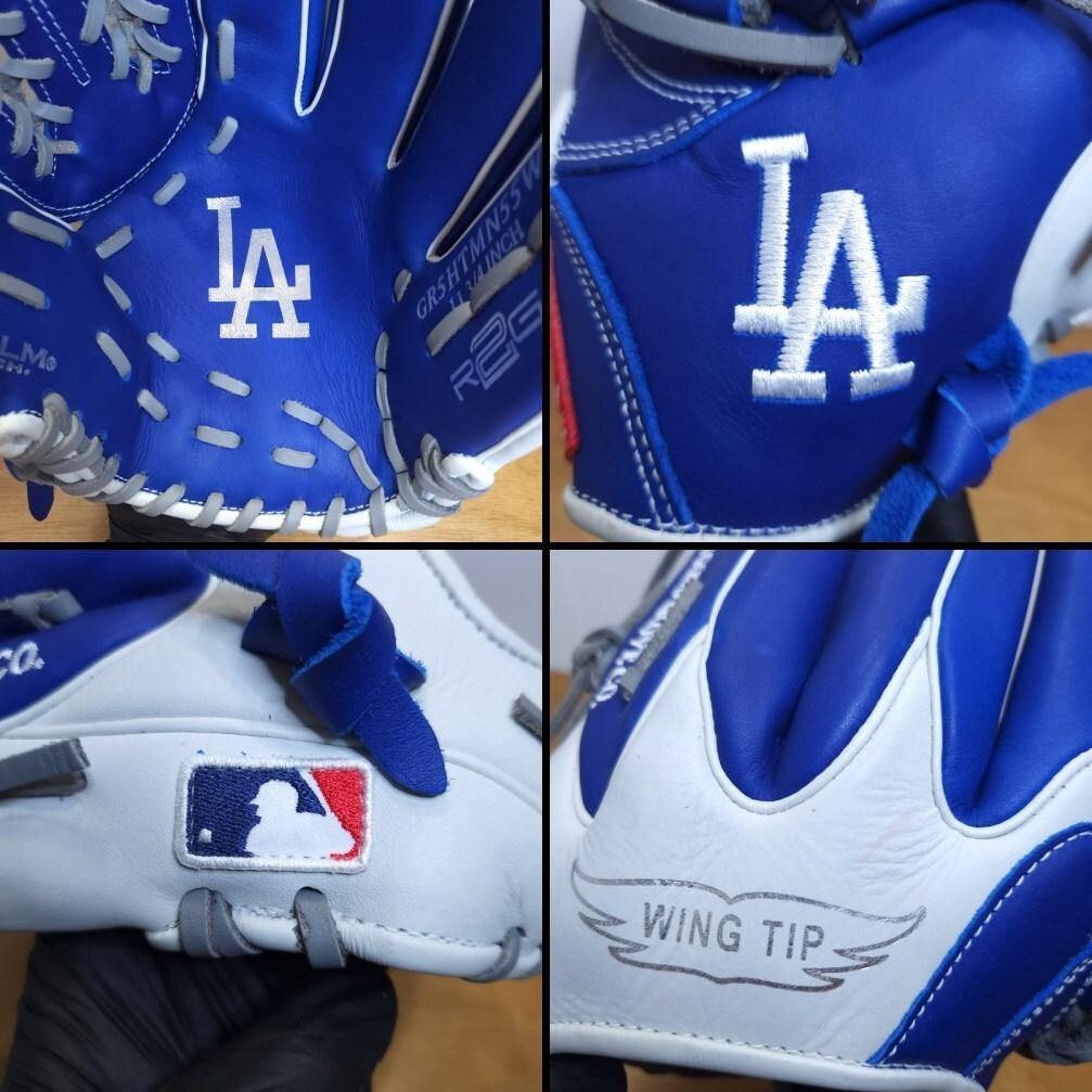 ローリングス MLB TEAM LA ドジャース HT 限定 美品 軟式グローブ