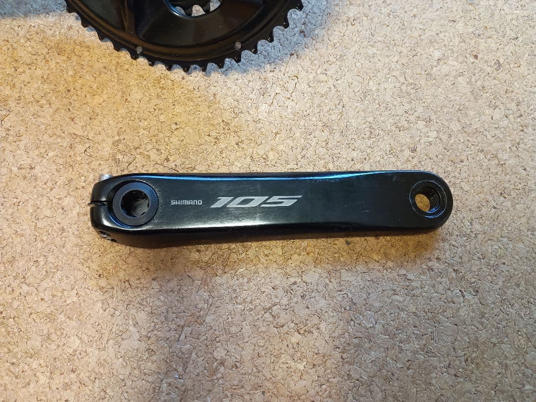 Shimano 105 クランクセット 50/34T 165mm ブラック