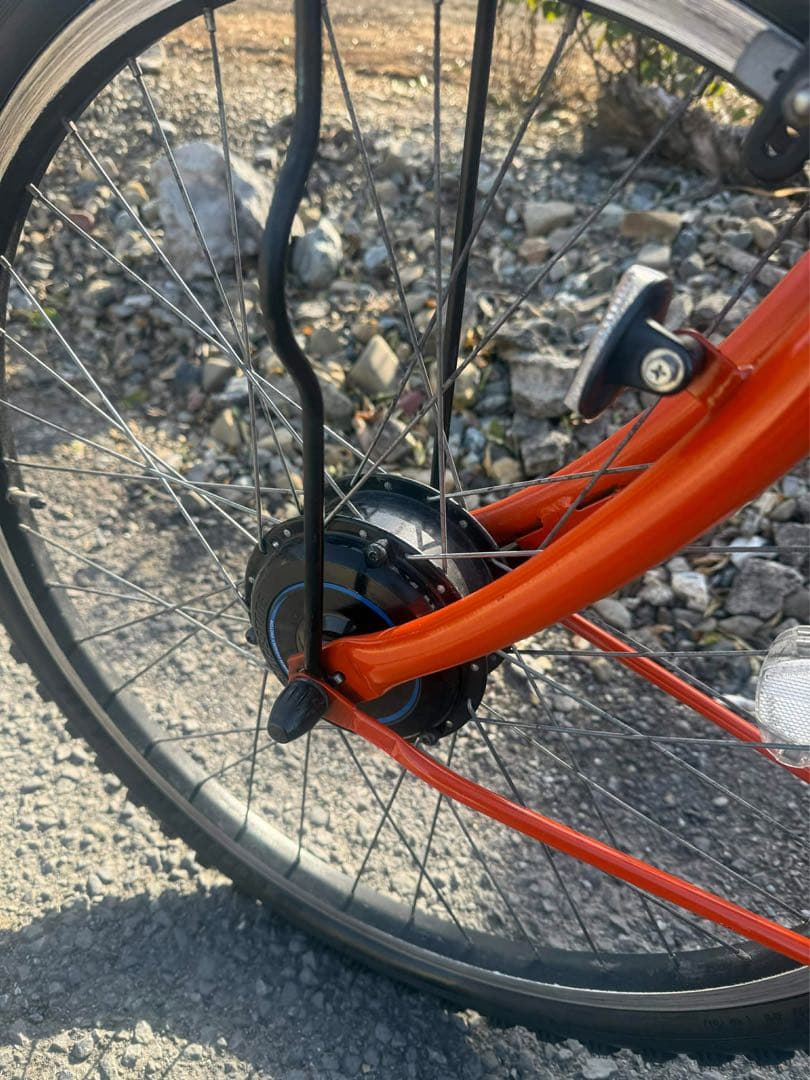 STEPOLIZ 電動アシスト自転車 オレンジ