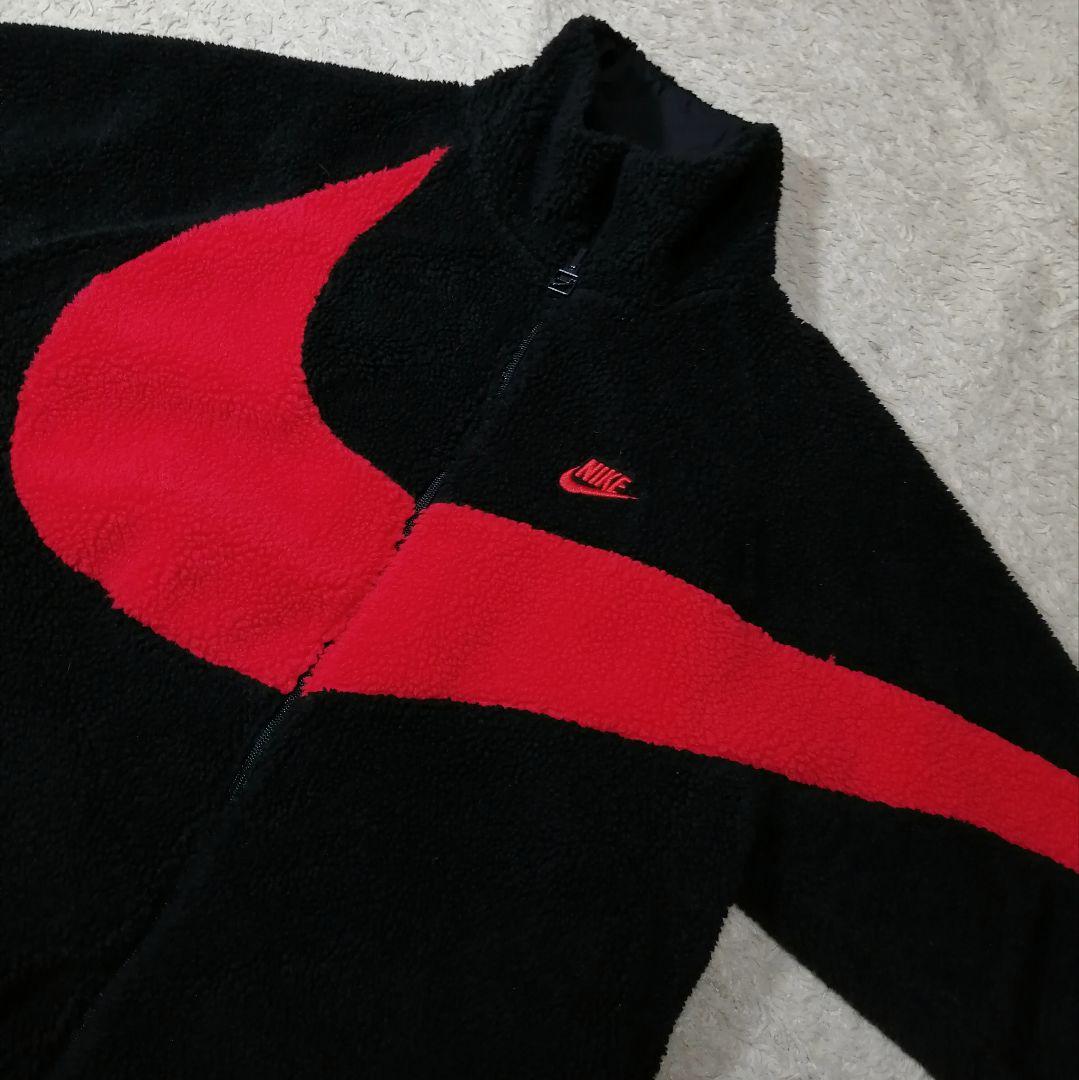 ★ナイキ★リバーシブルジャケット ボアフリースパーカー XL ナイロンジャケット