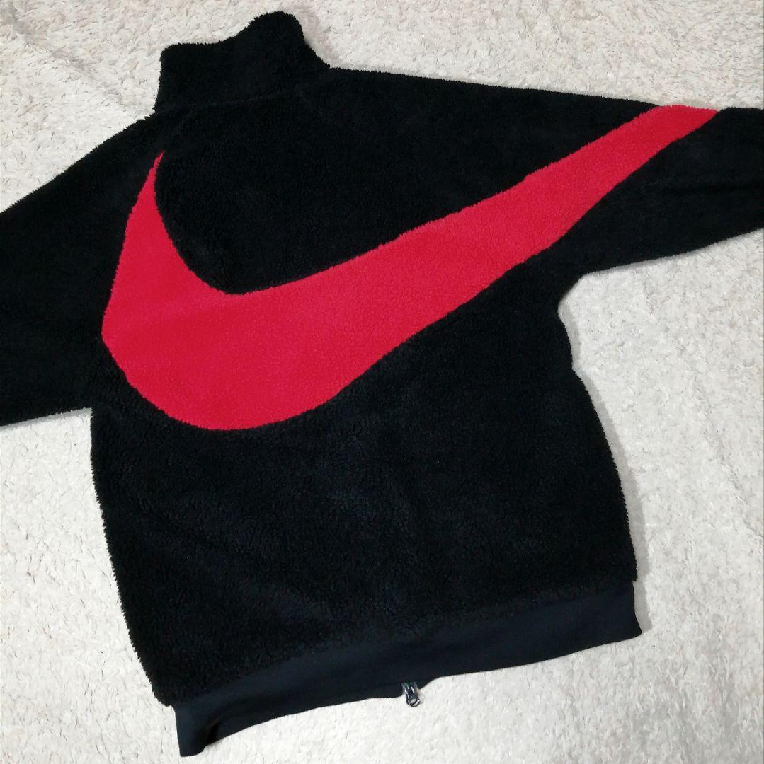 ★ナイキ★リバーシブルジャケット ボアフリースパーカー XL ナイロンジャケット