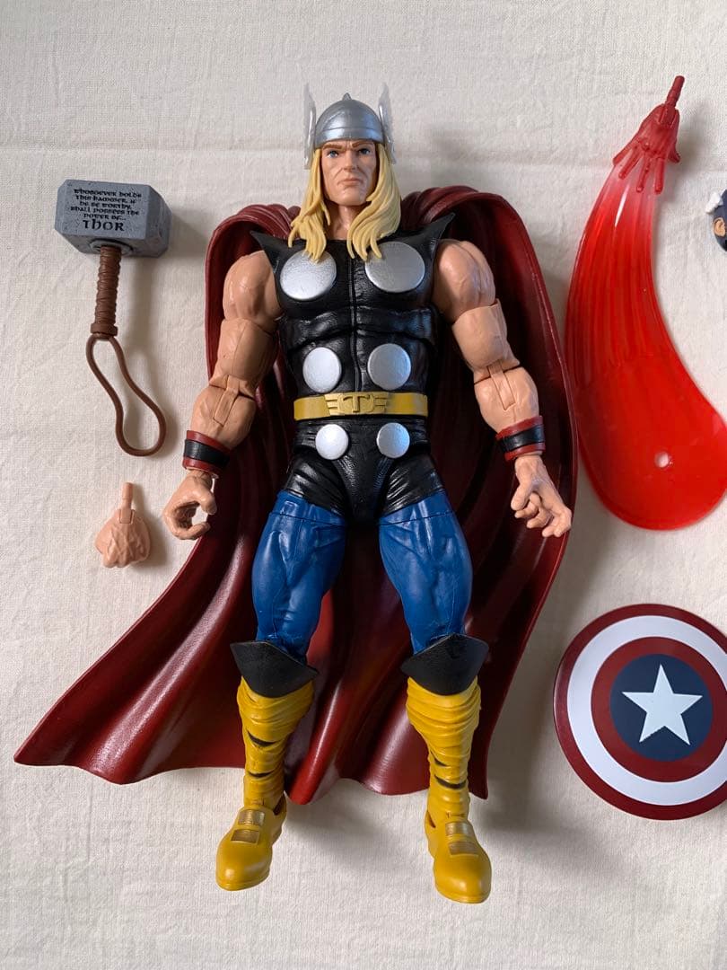 マーベルレジェンド キャプテンアメリカ アイアンマン ソー 80周年 3体セット