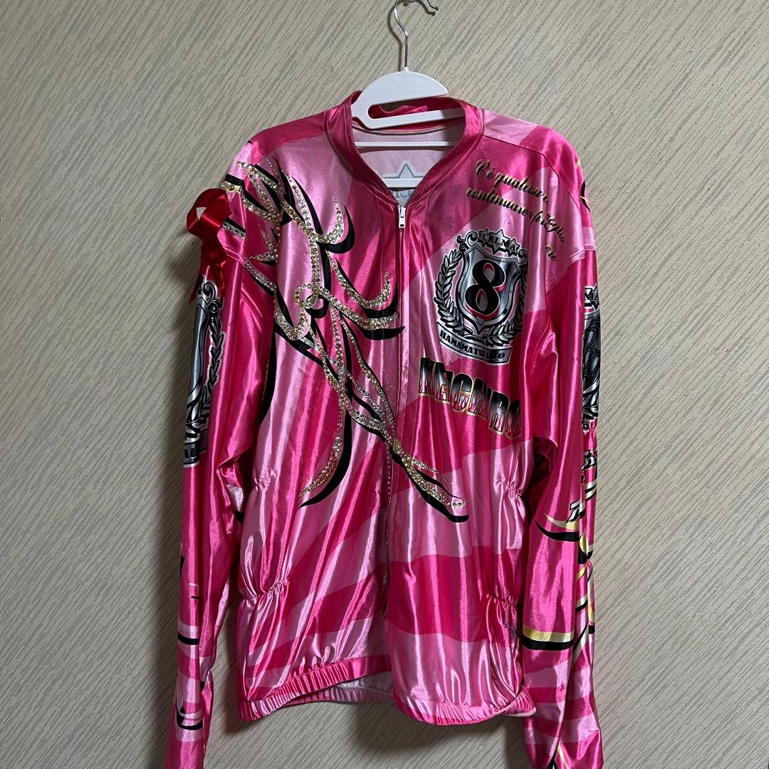 本人着用 オートレース 鈴木圭一郎選手 ナンバーワン勝負服(8枠) スワロあり