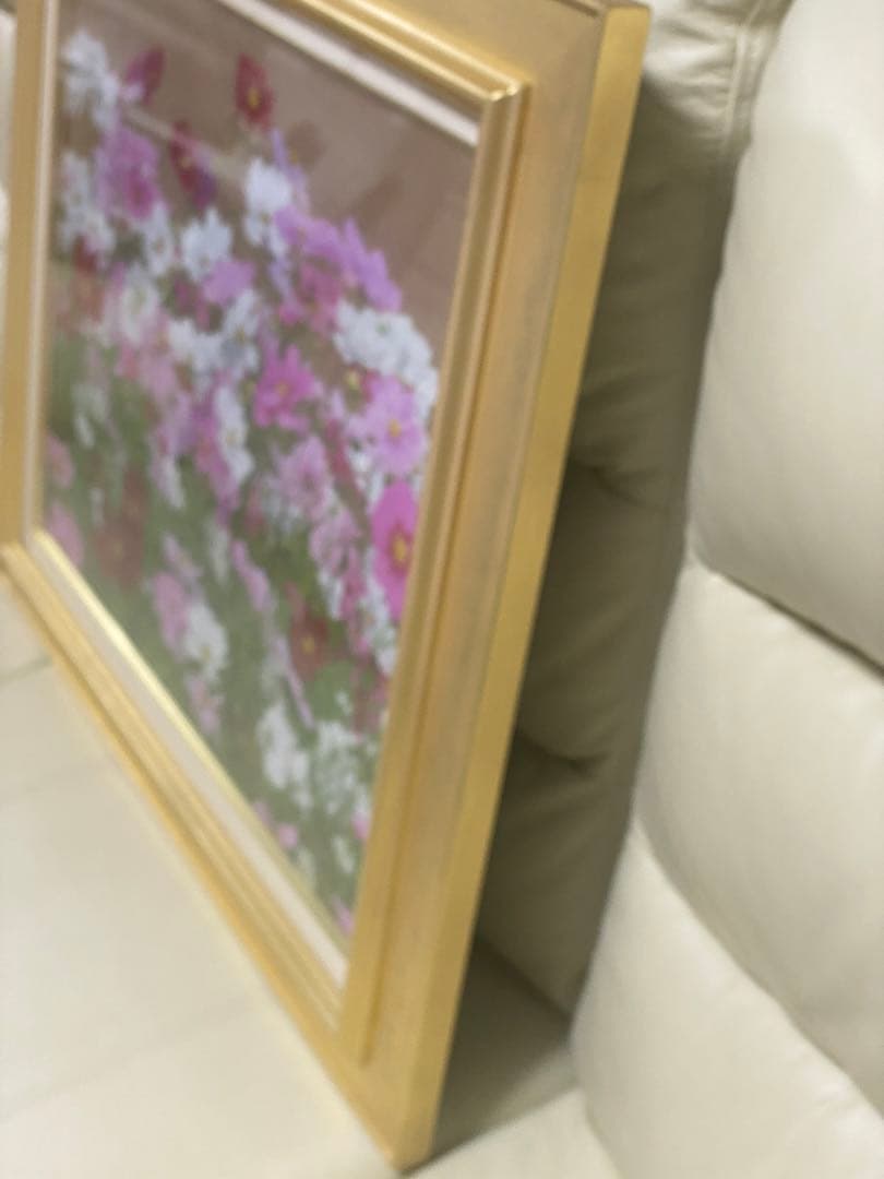 井阪　仁　　コスモス　額 61cm✖︎69cm