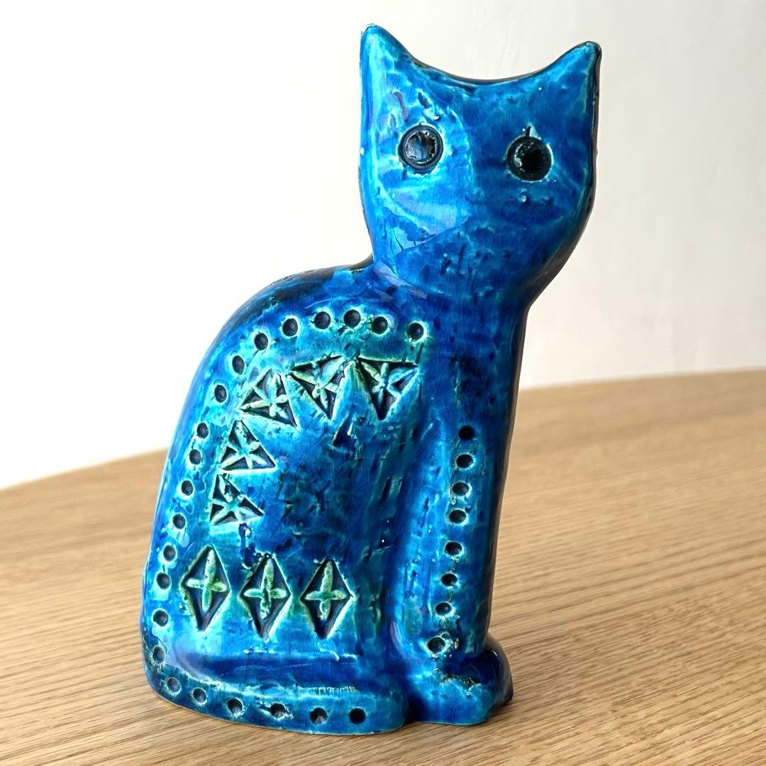 FLAVIA フラビア イタリア リミニブルー 猫 ビトッシ 置物