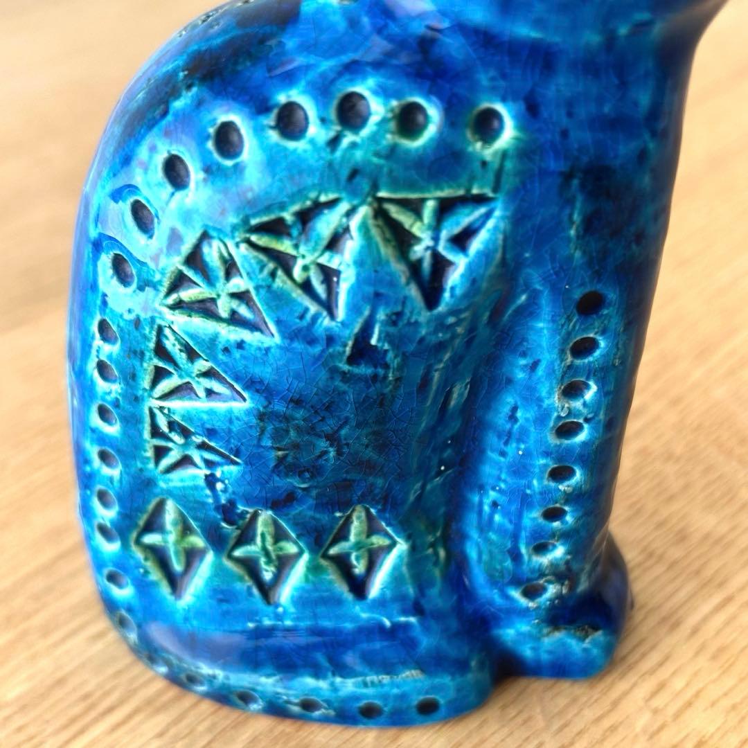 FLAVIA フラビア イタリア リミニブルー 猫 ビトッシ 置物