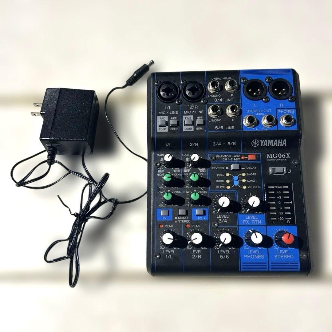 YAMAHA MG06X ミキサー 本体 ACアダプター付