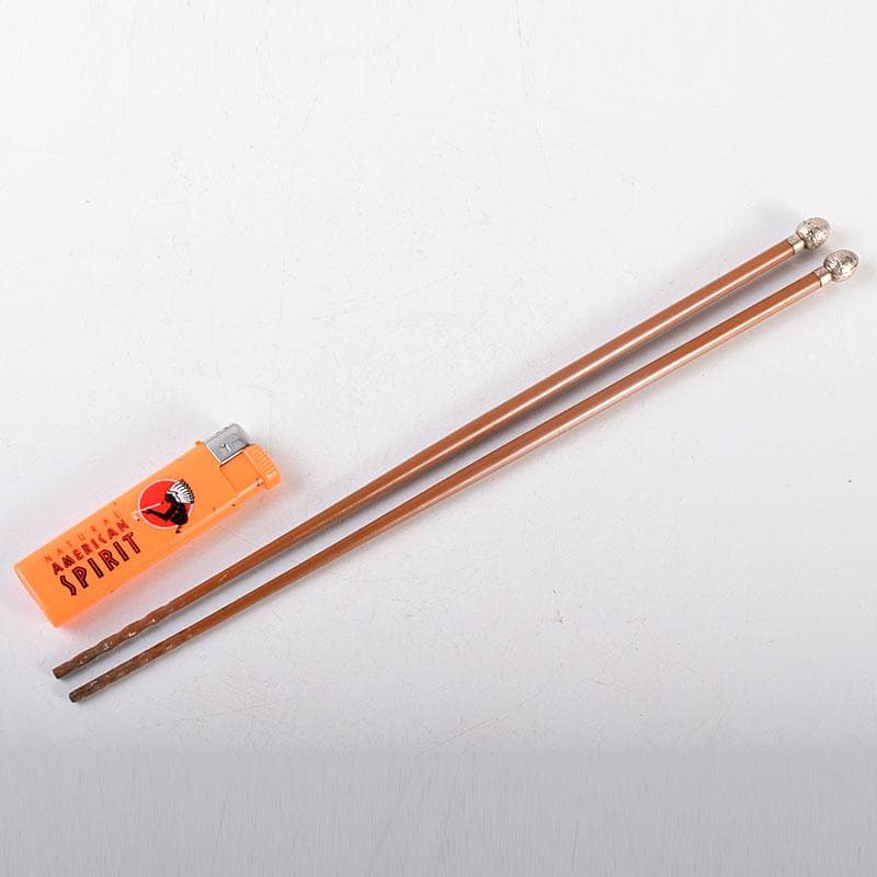 茶道具　木村清五郎作　銅製　美津火箸　共箱　N　7001