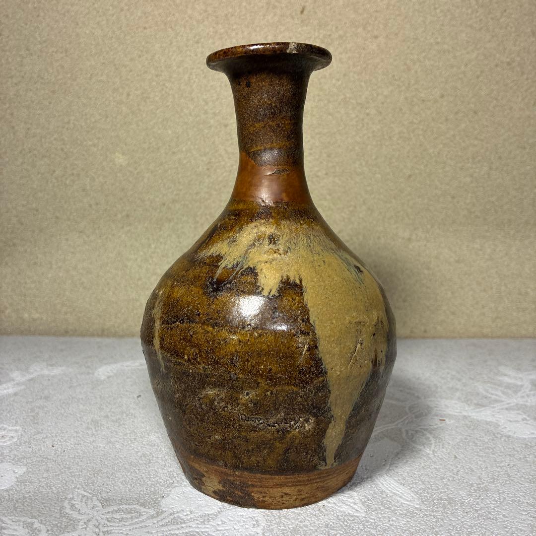 古唐津　芋徳利　花瓶　桃山〜江戸初期　古美術　骨董
