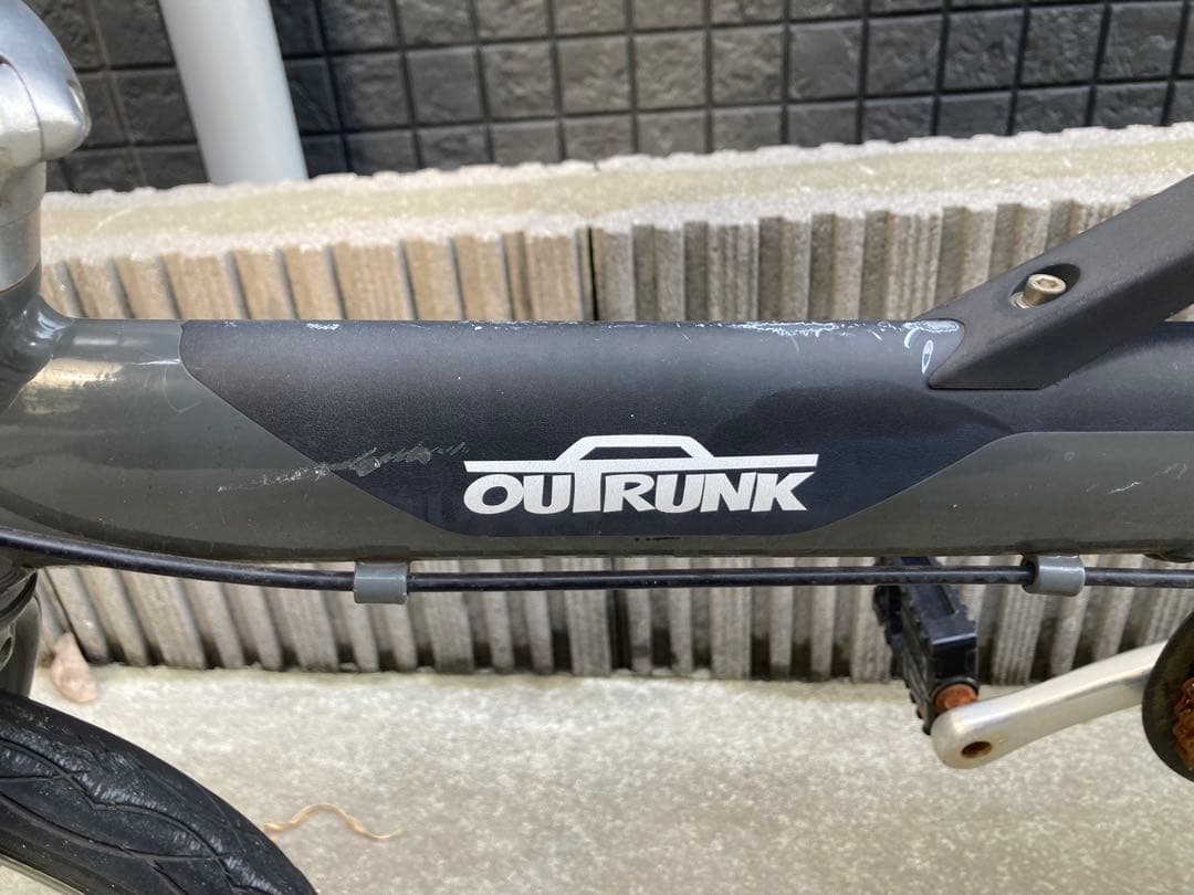 あさひ　アウトランク　OUTRUNK 折りたたみ自転車 グリーン