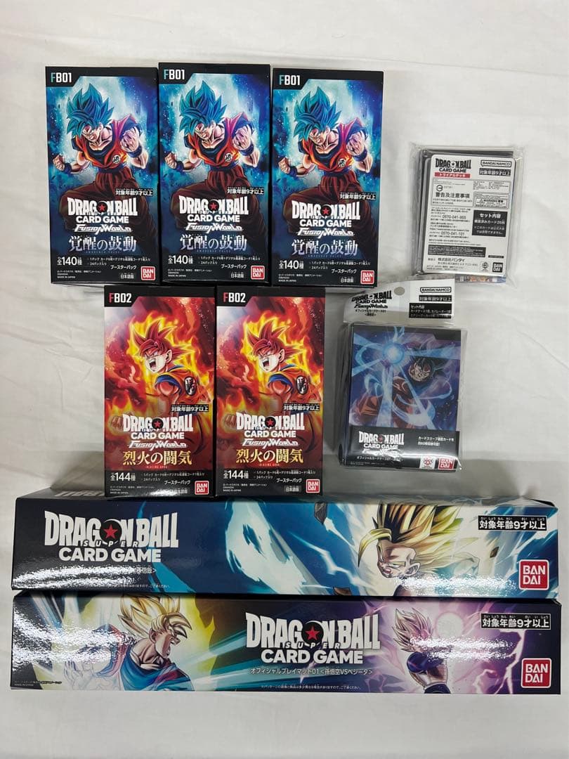 新品未開封 まとめ売り ドラゴンボールカード フュージョンワールド ボックス